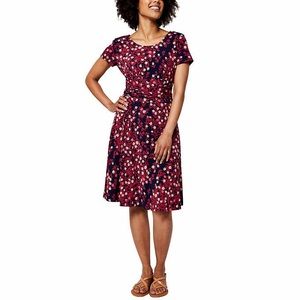 Leota Short Sleeve Dress - Bridle Rose print